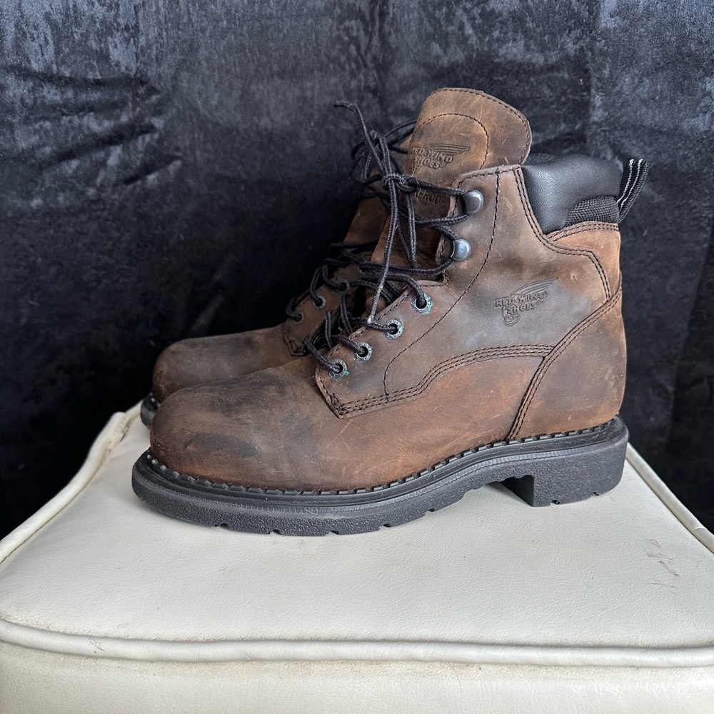 Redwing waterproof, insulated, steel toe work boots